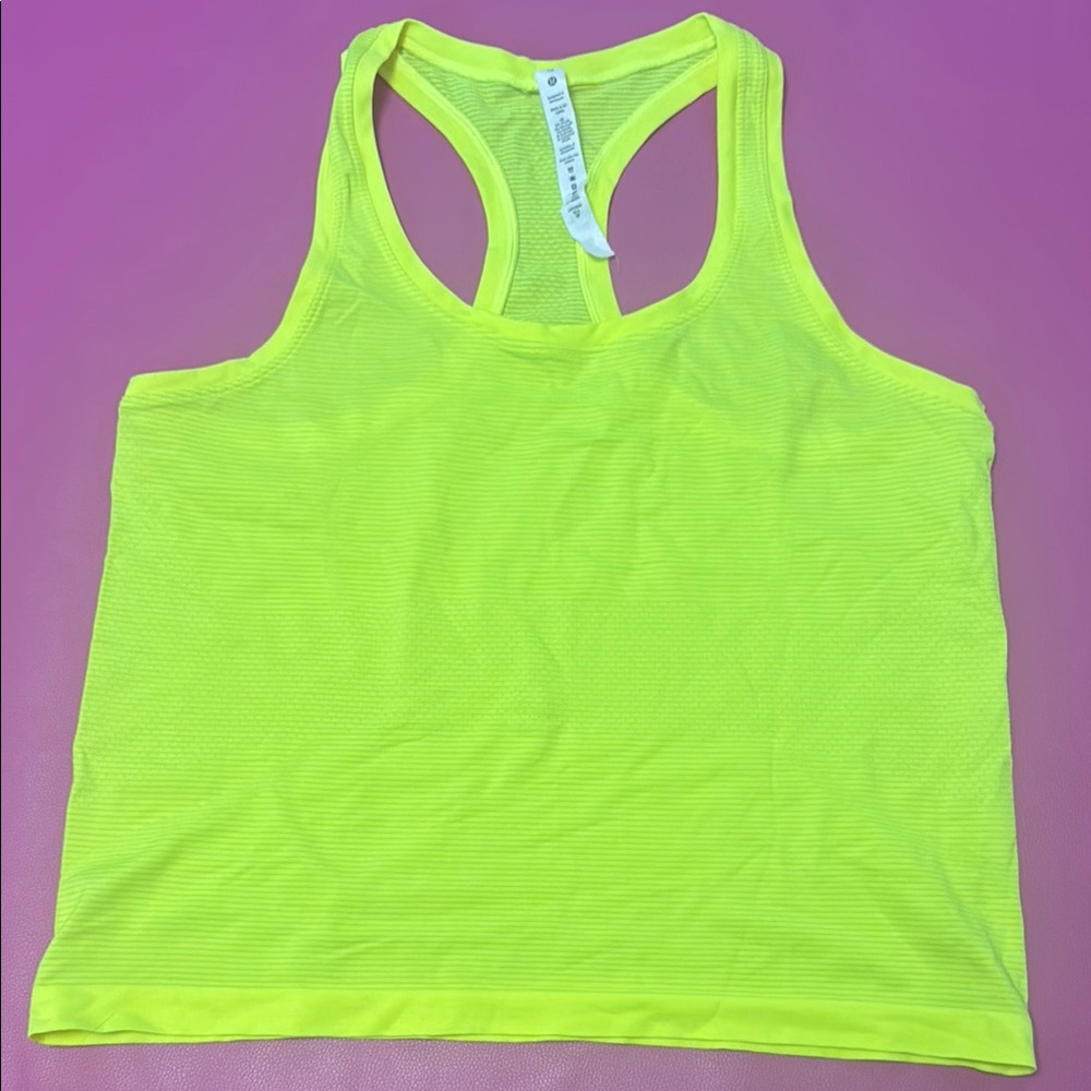 Neon Yellow Women's Tank Top